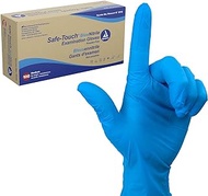 Dynarex Safe-Touch Nitrile Exam Gloves (Non-latex) Powder Free (M)