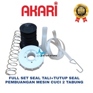 MESIN Full set of rope + drain Seal cover for Akari 2-tub washing machine, full set package