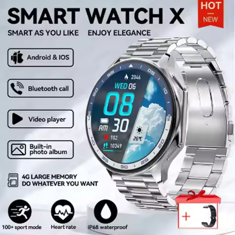 for Vivo iQOO Neo5 ZTE Avid 589 Infinix Hot 30 MEIZU X8 LG Q7 Honor Magic3 Smart Watch Men 5ATM Wate