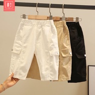 3-14 years Summer Boys Shorts Kid Overalls Boys Casual Pants Boys Pants baju budak lelaki 男童短裤 kid s