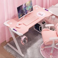 東西物聚 - 包安裝送貨粉鎧甲電競枱電競桌電腦桌長100寬60高75