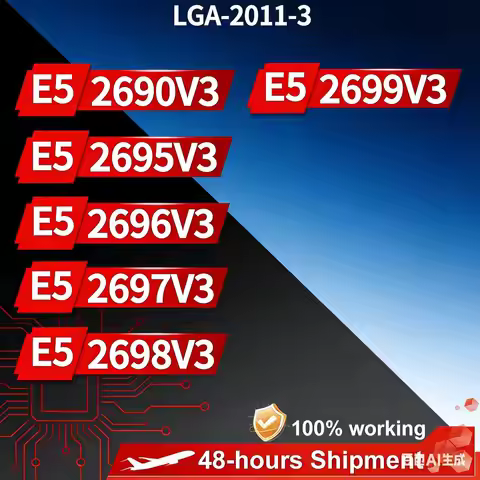 E5 2690V3 2695V3 2696V3 2697V3 2698V3 2699V3 for LGA 2011-3 Xeon V3