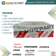 กรองแอร์ Fillter VIGO, FORTUNER, VIOS 07, YARIS 07, ALTIS 08, CAMRY 06 กรองแอร์ วีโก้ อัลติส แคมรี่ ฟอร์จูนเนอร์