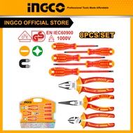 INGCO Combo Set ชุดเครื่องมือฉนวนไฟฟ้า 8 ชิ้น HKIST3081