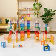 [Connetix Tiles] 92 Piece Ball Run Pack - STEAM Educational Magnetic Tiles Learning Toy