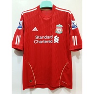 Vintage LIVERPOOL ( 󠁧󠁢󠁥󠁮󠁧󠁿 English Premier League ) 2010-2012 Home Soccer Jersey Jersey
