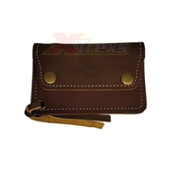 Crazy hourse genuine cow leather mini wallet for men