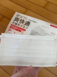日本口罩BFE/VFE/PFE≧ 99%日本朋友寄黎 三層高密度不織布款 有實物圖