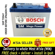 BOSCH NS60L Car Battery MF 46B24L small terminal for Vios, C/H-RV Civic Stream, Almera and Grand Liv