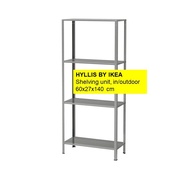 HYLLIS Shelving unit, in/outdoor, 60x27x140 cm