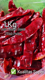 Cabe Merah besar Wonder Hot {tidak pedas} kualitas bagus