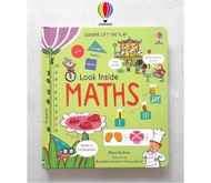 Usborne - Look Inside Maths Buku Anak Import