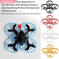 ZHOMKI89 Drone Rack, 75 FPV Brushless Crossover 7 Colors FPV Drone Frame Kit,  Plastic Micro Brushle