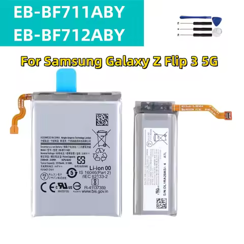 EB-BF711ABY EB-BF712ABY Battery For Samsung Galaxy Z Flip 3 5G F711 F711B F712 SM-F711B+ Free Tools