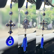 GANTUNGAN Evil Eye Car Window Hanger Cross Protection Anti-Lice Car Accessories