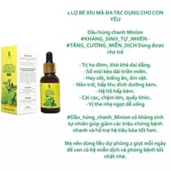 Tinh dầu húng chanh Minion LÊN MEN 30ml Dầu húng chanh Minion GOLD [ chính hãng ] Tinh dầu húng chan