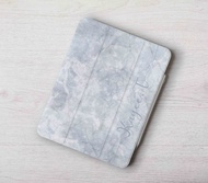 客製化大理石抽象IPAD 筆槽翻蓋式平板包保護套10代 Air 6 mini 6