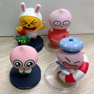4隻 韓國Kakao Friends Apeah MUZI盲盒公仔