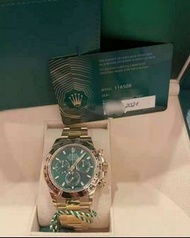 『已交流』👏👏👏勞力士 116508 綠色面盤 迪通拿 ROLEX 18K黃金 Daytona 綠油金 新式保卡