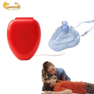 Canack CPR Mask Emergency First Aid Disposable Resuscitator One-Way Valve Mask Outdoor Survival Kit