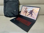 MSI微星電競近全新筆電17.3吋i7-11800H,GTX1650-4G獨顯,16G Ram,512G SSD