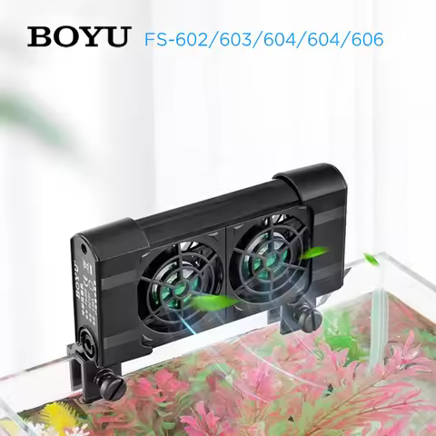 BOYU FS-120/602/603/604/605/606 DC12V Automatic Temperature Control Fish Tank Water Cooler Aquarium 