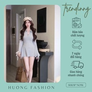 Huong fashion woven running dress