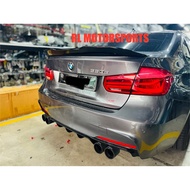 BMW F30 PSM carbon fiber fibre rear boot trunk Ducktail lip spoiler wing bodykit body kit