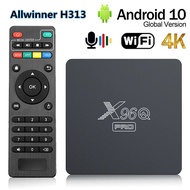 กล่องสมาร์ททีวี X96Q PRO 10.0 H313 Allwinner 2GB 16GB / 1GB 8GB 2.4G Wifi 4K HD ชุดกล่องสมาร์ททีวี T