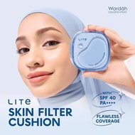 WARDAH Lite Skin Filter Cushion SPF 40 PA++++FULL & REFILL Latest/wardah cushion