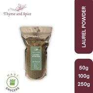 [POUCH] Laurel Powder/Bay leaves/Bay Leaf POWDER 50G 100G 250G - HAVI GROCERS THYME AND SPICE