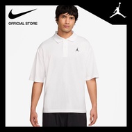 Jordan Dri-FIT Mens Brooklyn Training Polo Tee - White จอร์แดน เสื้อโปโลฝึกซ้อม Brooklyn สำหรับผู้ชา