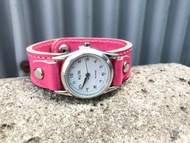 STITCH Pounding粉紅針腳跑步手錶男女通用 OK SRW-PPP-PS