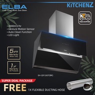 (FREE Shipping) Elba Designer Hood With EGH-K8842G(BK) Combo Set