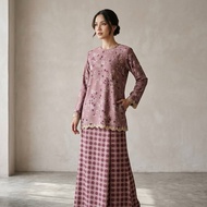 Baju kurung kedah jacquard silk dobby silk