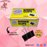 MGK BINDER CLIPS (SOLD PER BOX)