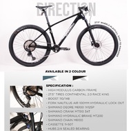 Sepeda Gunung 27.5-29 MTB Shadow Bone Carbon frame