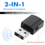 Bluetooth 5.0 Adapter Audio Receiver 2 in 1 USB Transmitter Digital Devices