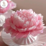 DC] 3D Jasmine Rose Flower Silicone Mold DIY Chocolate Cake Decor Pudding Desserts Pastry Baking Too