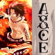 วันพีซ cos สติกเกอร์รอยสักตัวอักษรภาษาอังกฤษ Fire Fist Ace กันน้ำสำหรับผู้ชายและผู้หญิงที่ติดทนนานมื