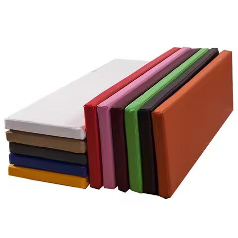 Waterproof Wax Leather Bench Cushion Custom Size Garden Patio Seating Pad Long Mattress Chair Seat P