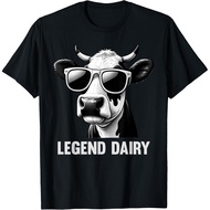 Legend Dairy Funny Farmer Cow Farmer Pun Graphic T-Shirt
