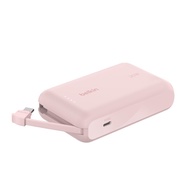 BELKIN POWER BANK 10K W/ CABLE PINK PD 20W