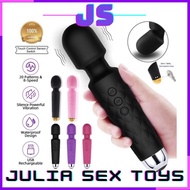 Julia's Rechargeable Cordless Electric Vibrating Women Magic Multi Speed Neck Full Body Personal Mas