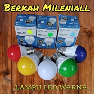 E27 2W (2watt) color LED lamp, bright, long lasting