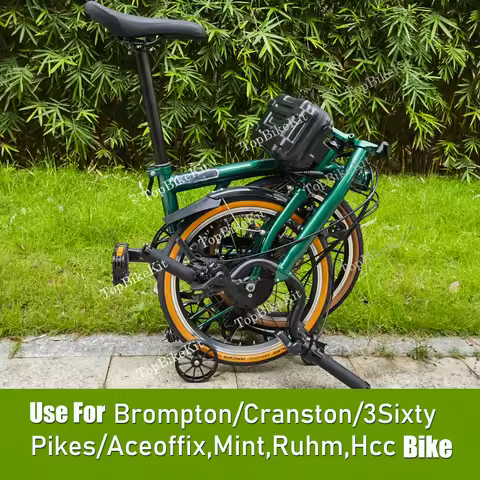 8inch Folding Bike Front Bag/ Pig Nose Bag Battery Case for Brompton/Cranston/Pikes/Aceoffix/Kosda/M