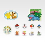 寵物小精靈 神奇寶貝 精靈寶可夢 2025 Pokemon Collection Let's Go for a Walk 一番賞 H賞 貼紙- 比卡超 伊布 奇異花[平行進口]