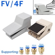 Kawalan Silinder Injap Pedal Kaki Pneumatik 4F210-08L Suis FV320 FV 420 4F210-08G Dua Kedudukan Lima