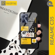 Realme C35 Case Body and Camera Protector Casing Realme C35 Softcase Character Realme C35 Silicone P