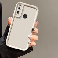 สำหรับ Huawei Y6p เคส Huawei เคสโทรศัพท์ Y6P MED-LX9 MED-LX9N ผิวฝาหลังด้านตาข่ายกันยุงสำหรับรถเข็นเ